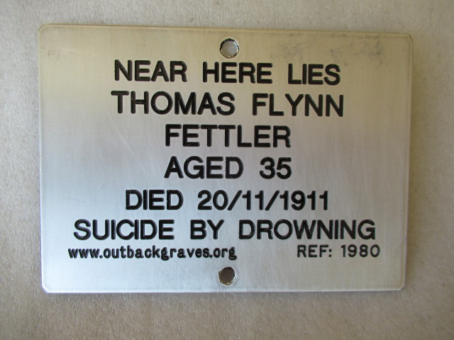 This is a photograph of plaque number 1980 for THOMAS FLYNN at KOOKYNIE