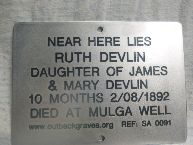 REF SA0091 Mary Ellen Ruth DEVLIN Mt LYNDHURST